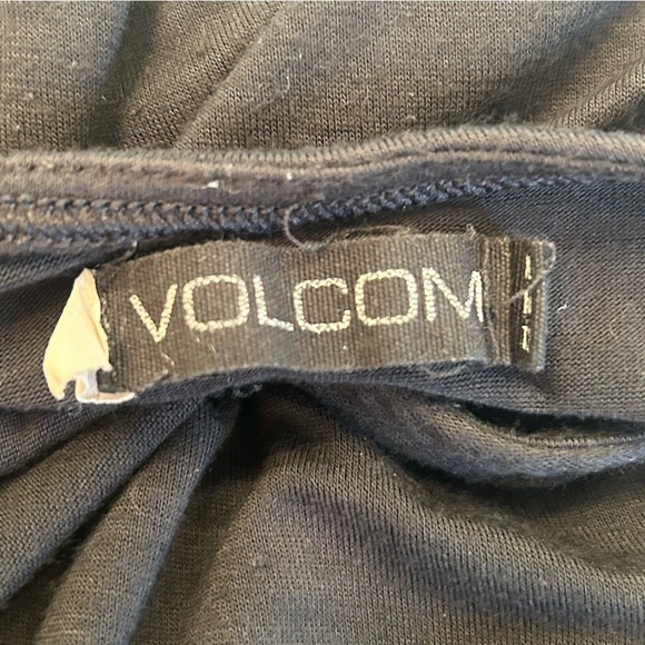 Super SEXY True to This Black Volcom Mini Dress Beach coverup Medium - Picture 4 of 6